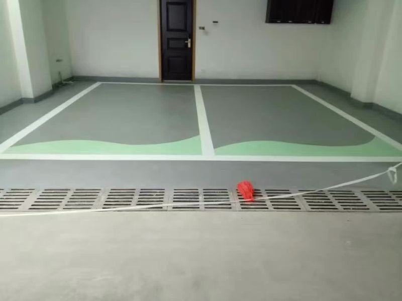 上海高端别墅区车库使用哥拜耳水性无机矿物地坪涂料